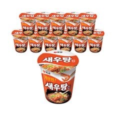  농심 새우탕컵(소) 67g 12개 / 컵라면 작은컵