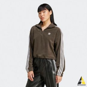 ADIDAS 아디다스 폴라 플리스 하프집 루즈 스웨트셔츠 - SHAOLI