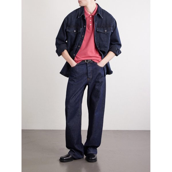 로고 자수 코튼 폴로 셔츠 46376663162938987