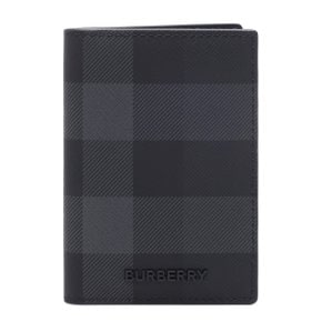 [부산점] 26SS 남성 체크 폴딩 카드지갑 (8125298 CHARCOAL 26S)