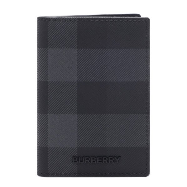 [부산점] 26SS 남성 체크 폴딩 카드지갑 (8125298 CHARCOAL 26S)