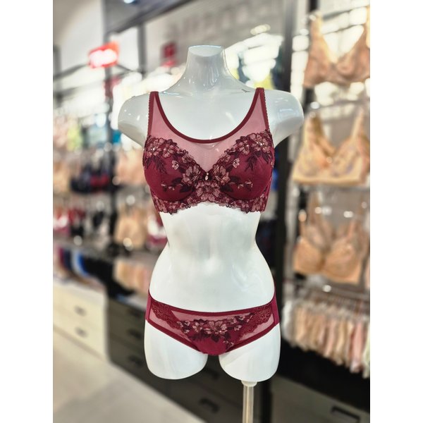 [시흥점] S 와코루 ) 살루트 감각 풀메이크업 브라, 헴팬티 세트 [DBR0451/DPT0451H-MR]