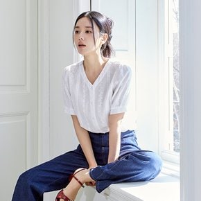 [미리주문10%]셀렙샵 에디션 25SS 아일렛 블라우스 3종