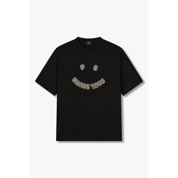 [PS PAUL SMITH] 해피 로고 크루넥 티셔츠 5735127116000