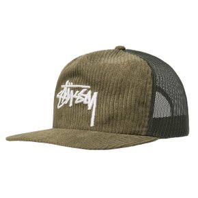 [해외] 스투시 CORDUROY TRUCKER CAP 그린