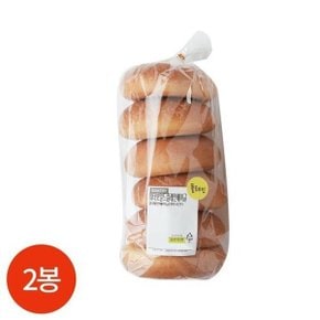 신세계푸드 베이커리 워터 보일드 플레인 베이글 6개입 2봉 (1524920...
