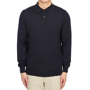 아페쎄 남성 카라 니트 WVAWM H23593 IAK DARK NAVY