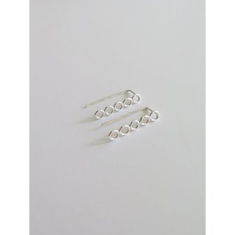 드문 bubble silver earring (버블 실버귀걸이)