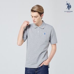 [U.S. POLO ASSN.] SS 남성 화이트라벨 SUMMER PQ 티셔츠_M/GREY