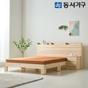 로제 호텔형 편백원목 프레임 풍기인견 황토볼 싱글 S 흙침대 DF643740