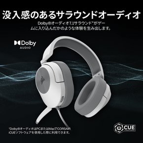 [Amazon.co.jp CORSAIR HS55 SURROUND 3.5 MacPS5PS4 Xbox SeriesSwitch Discord CA-9011266-AP