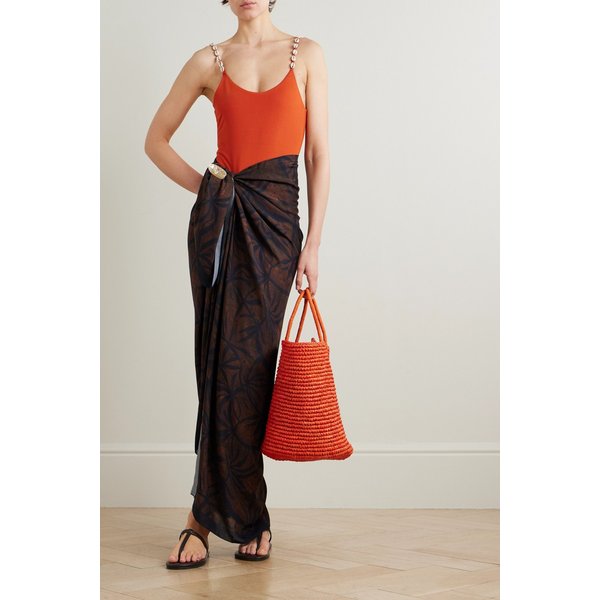 사라 크리스티나 자수 장식 프린트 보일 파레오 46376663162978187