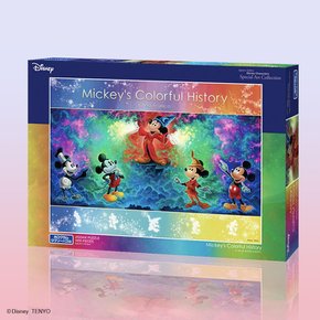 1000 개 지그 소 퍼즐 디즈니 Mickey `s Colorful History (51 × 73.5cm)