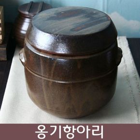 옹기 일자형 항아리 단지 현관 대 소금항아리 2kg