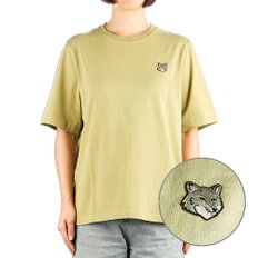 [부산점] [부산점] 24SS (MW00127KJ0119 CANVAS) 여성 볼드 폭스 헤드 반팔 티셔츠