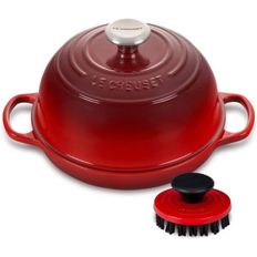 영국 르쿠르제 무쇠냄비 Le Creuset Enameled Cast Iron Bread Oven Bundle with 3 1/4 나일론Cl