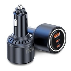 최대 175W 차량용 고속 충전기 초고속 2.0 충전 지원 PD 3.1 UMCH175W 12V 24V 지원