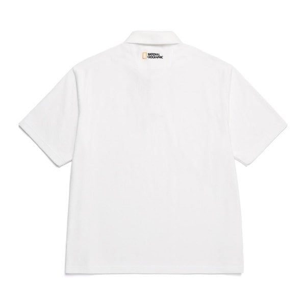 [여주점] N252MTS480 테리 세미오버핏 카라 티셔츠 IVORY