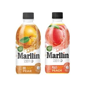 [한번에먹자] 자연은 더말린 배 500ml 10페트 + 자연은 더말린 복숭아 500ml 10페트, 총 20페트