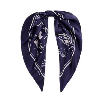 로렌 랄프 로렌 플로럴 실크 스퀘어 스카프(WALRHGS0J320445410)