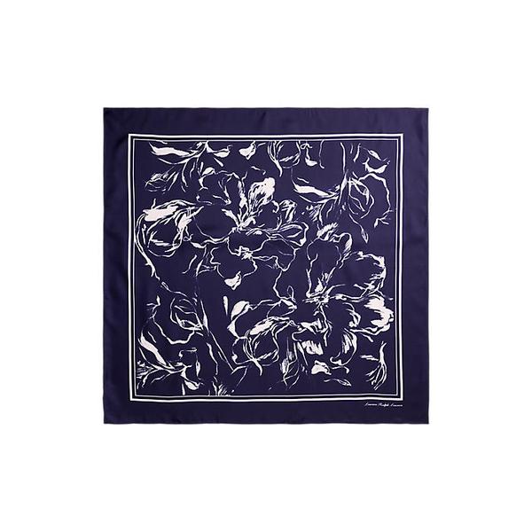 플로럴 실크 스퀘어 스카프(WALRHGS0J320445410)