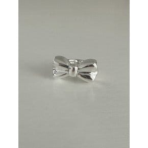 [925silver] Big ribbon ring