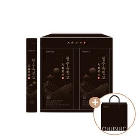천수흑진고 선물세트 15g x 30포 1박스 +쇼핑백 증정 / 흑염소진액 스틱 / 천호식품