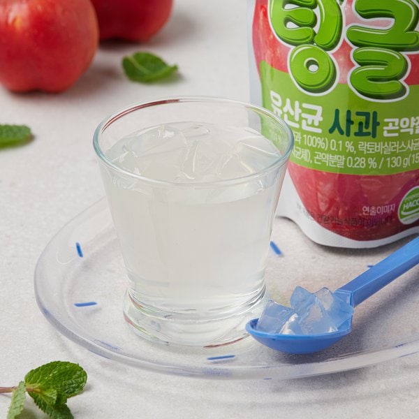 팅글 곤약젤리 유산균 사과 130g 1팩