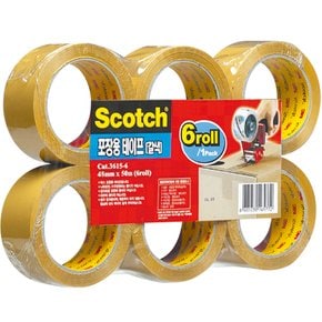 스카치 포장용테이프 3615-6 갈색 48mm x 50M 3M .