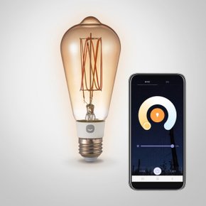 스마트 LED 필라멘트 전구 앰버 5W 조명 Zigbee E26