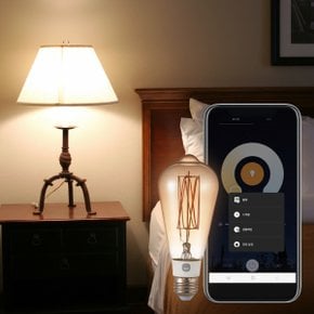 스마트 LED 필라멘트 전구 앰버 5W 조명 Zigbee E26