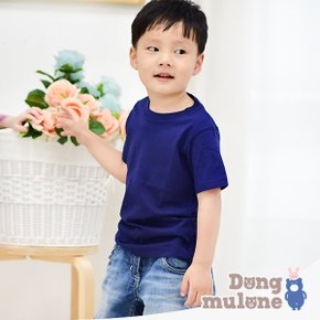 a371 미드나잇네이비 무지반팔티셔츠