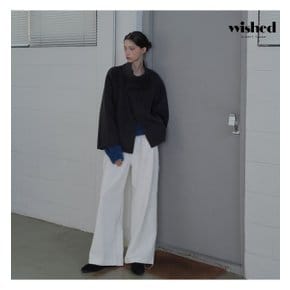 코튼 데일리 심플 와이드 롱 데끼 팬츠 (WIBDPT004)