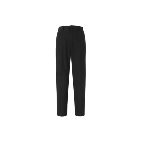 남성 테이퍼드 블랙 슬랙스 (BLACK)
