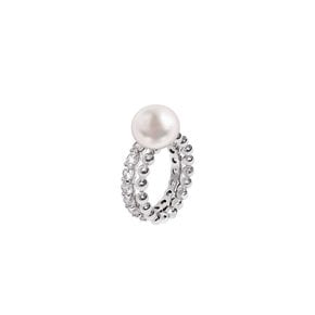 Natural Pearl Bubble Ring Set