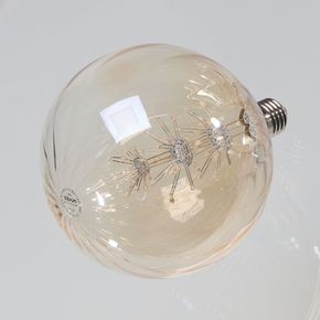 호박전구 LED 인테리어 램프 눈꽃 1.8W 3개
