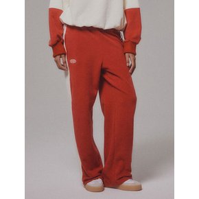 Fleece Track Wide Pants_Red