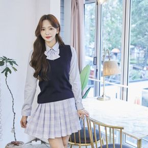 교복몰 네이비 롱조끼 여자  교복 학생복 교복조끼_P351874217