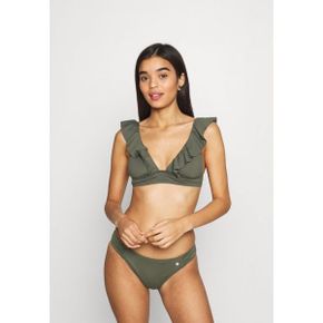 3843292 LASCANA JETTE TRIANGEL VOLANT SET - Bikini olive green