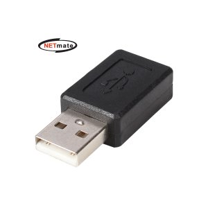 엠지솔루션 [NM-UGM01] NETmate NM-UGM01 USB2.0 마이크로 5핀/AM 젠더(USB OTG PC연결/블랙)