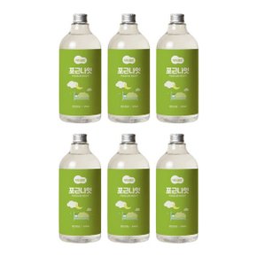 포근나잇 침구 탈취 스프레이 리필 500ml 6개(한정수량)/탈취제/침구탈취/섬유탈취제/아로마릴렉싱
