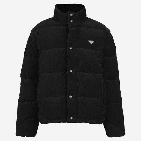 [시흥점] [프라다]5F SGC946 1JHC F0002 코듀로이 패딩 자켓 블랙