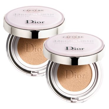 DIOR 디올 캡처 드림스킨 모이스트 쿠션 010 라이트 베이지 SPF 50 / PA+++ (본체 + 리필포함) 2개