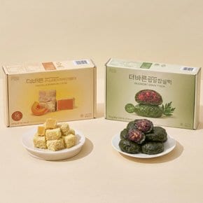 카스테라호박인절미+저당 밥알찹쌀떡 (600g+600g)