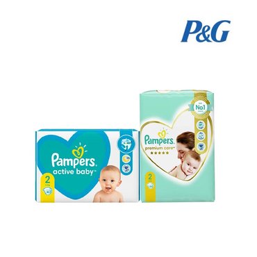 팸퍼스 유럽산 베이비드라이 기저귀 밴드형 1 2 3 4 5 6 7 단계  pampers  바우처