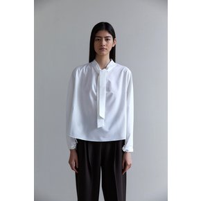 Tie neck blouse (2colors)