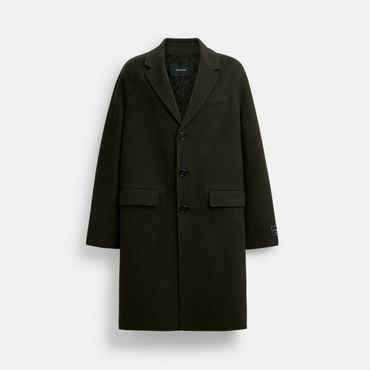 코치 [공식] 더블 페이스드 울 코트 CV898 DGN