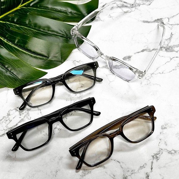 [옷자락] 남성 블루라이트차단 시력보호 베이직 뿔테 안경