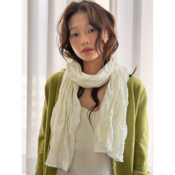 wrinkle classic scarf 2color SC008