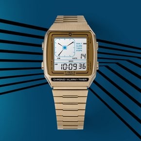 TIMEX TW2U72500 Q TIMEX Reissue Digital LCA [타이멕스] 판로 한정 모델 손목시계 맨즈 큐